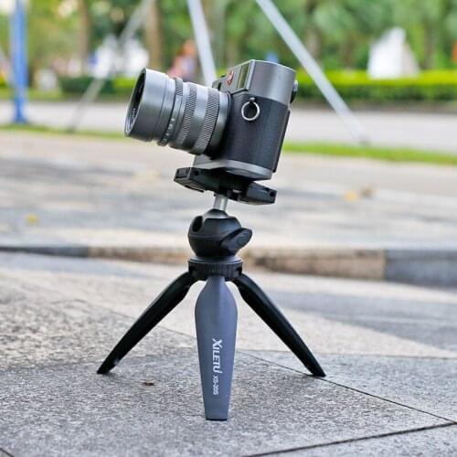 XS-20S Mini Tripod Table Top Stand Phone Mount Compact Travel Tripod for Camera for iPhone X XR for Huawei SAMSUNG