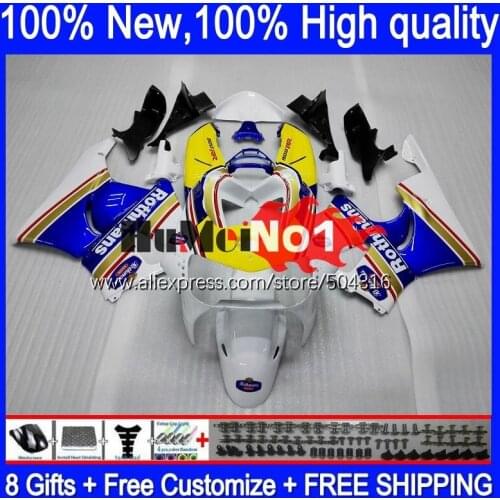 Body For HONDA CBR900RR CBR919RR 110MC.9 CBR 919RR CBR900 RR CBR 919 RR CC 900RR Rothmans Blue 1998 1999 CBR919 RR 98 99 Fairing