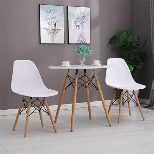 A Set Of 2 Modern Dining Chairs Retro-designed Dining Chairs High Quality Wooden Legs Suit For Dining Room Bar Chair Kitchen HWC