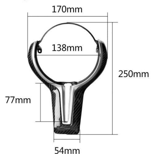 Carbon Steering Wheel Trim For M series M2 F80 M3 F82 M4 F10 M5 F06 F12 F13 M6 F15 X5M F16 X6M Replacement chassis Gear paddles