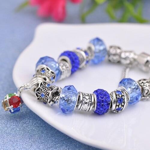 PC1 New Women Bracelet heart key charms Women Bracelet Bangles Fine Jewelry Accessorie
