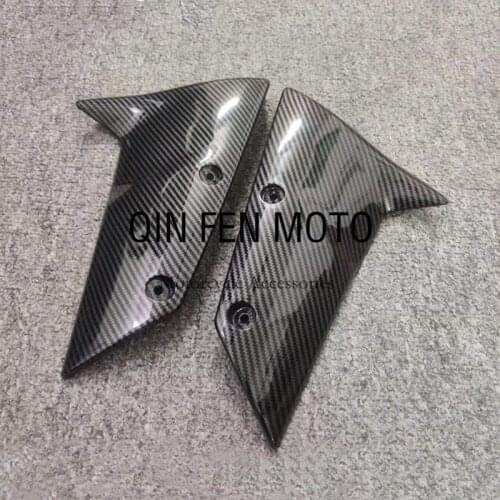 Fit For Kawasaki ZX6R 2005 2006-2008 Carbon fiber paint Front Fender Side Arm Cover Panel Trim Fairing