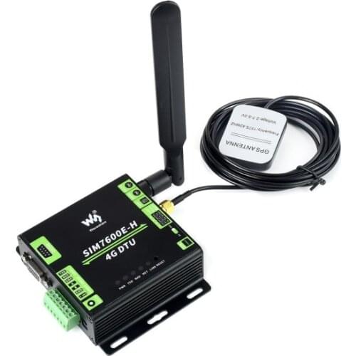 Industrial SIM7600E-H 4G DTU Module for Europe, Middle East, Africa, South Korea, Supports RS232/485/TTL to 4G LTE, GNSS