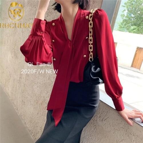 Блузки с бантом RHCNMAY China At AliExpress