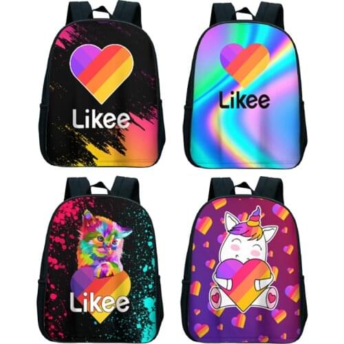 Likee Backpack Toddler Kindergarten Bag Children LIKEE Video App Mini Rucksack Beautiful Bookbag kids Waterproof Backpacks