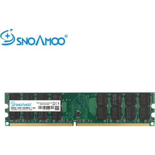 SNOAMOO 4GB DDR2 AMD Desktop PC RAMs 667MHz PC2-5300S 800MHz DIMM 2GB Memory 240pins High Quality Computer RAM Lifelong Warranty