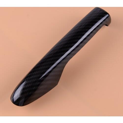 Carbon Fiber Texture Parking Handbrake Handle Protective Cover Trim Fit For Honda Accord 2008-2013