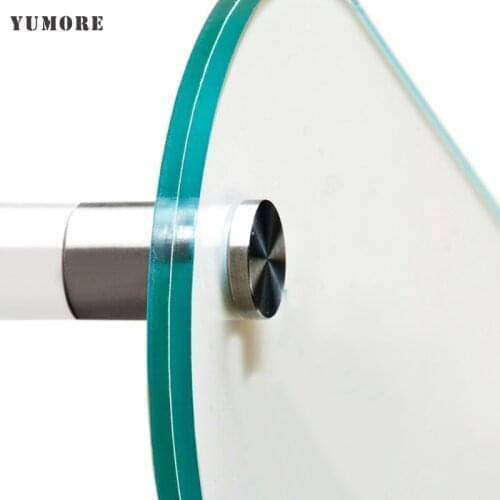 YUMORE 20PCS 12mmx30mm Acrylic Panel Stainless Steel Glass Standoff Pins Advertisement Fixing Screws Fastener