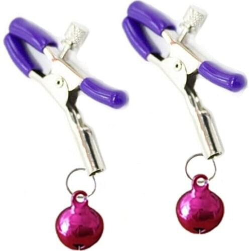 Nipple Clamp Woman Sexy adjustable Breast Bdsm Small Bell Adult Fetish Flirting Teasing Sex Toys passion comfortable for Couples