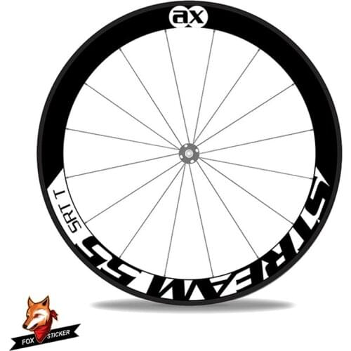 1 Pair 700c Road Bicycle Carbon Wheelset Sticker 24/30/38/40/50/55/60/80/88mm Bicycle Wheels Decal for Ax Lightness Stream 80