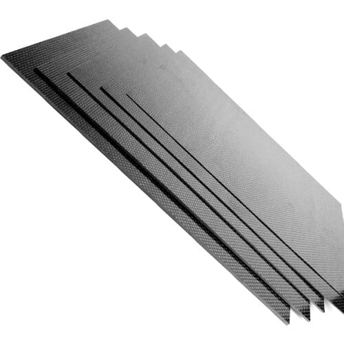 230MM X170 MM 3k Carbon Fiber Plate Panel 0.5 1 1.5 2 3 mm Plain Twill Weave Matt Surface Full Carbon Fiber Plate Panel Sheet