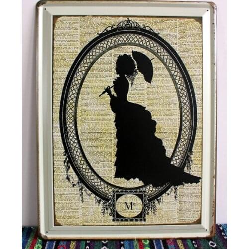 30pcs/lot Metal Sign shabby chic Wedding gift vintage tin sign metal painting Poster decor for home club pub bar cafe