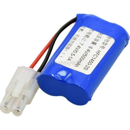 6.4V 2S 500mAh LiFe Battery KET-2P male plug P-TO-S for RC Car Truck Buggy Racing Speed Boat