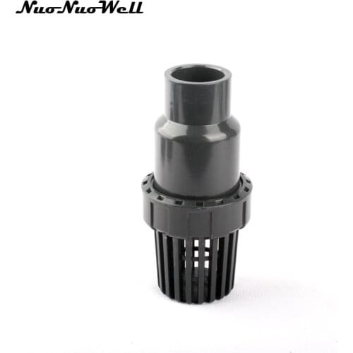 1pcs NuoNuoWell ANSI 1" PVC Waterstop Connector Filter Check Valve Aquarium Accessories Fish Tank Supplies Water Pump Fittings