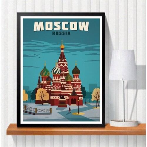 New Arrival Tourism Famous City DIY Diamond Painting Full Cross Stitch Paris Rome Dublin Diamond Embroidery Home Decor