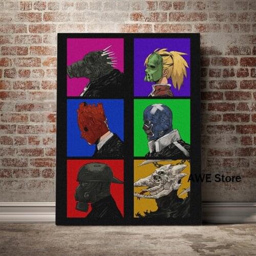 Dorohedoro anime Kaiman Q hayashida kaiman kai aikawa anime Canvas painting decor wall art pictures bedroom study prints poster