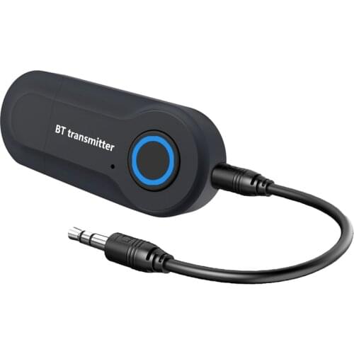 Bluetooth 5.0 Adapter Wireless Audio Bluetooth Transmitter Receiver for PC/TV/Car 3.5mm AUX Music RX Sender Adaptador