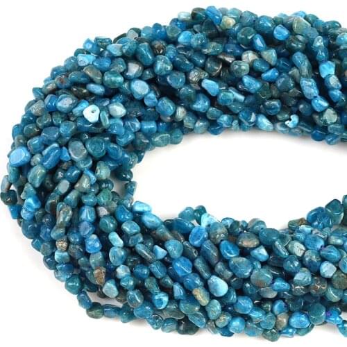 5*8mm Oval Shape Gravel Stone Beads Natural Phosphorus Pyroxene Loose Beads For Jewelry Making DIY Necklace Bracelet Accessories