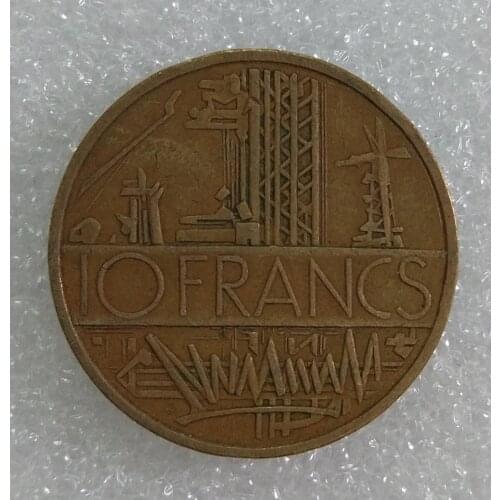 French 10 Francs 26mm Coins Eu Edition Europe 100% Real Original Used Coin Old Random Year