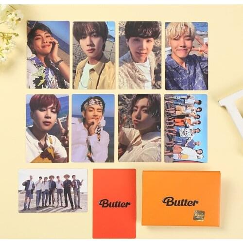 KPOP Bangtan Boys BUTTER Poster Lomo Card Mini Photocard Memebers LOMO Cards Premium Photos JUNG KOOK JIMIN V SUGA