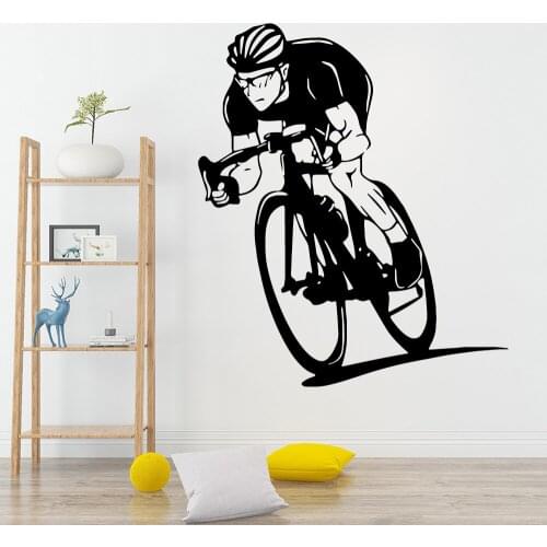 Beauty Bike Wall Sticker Vinyl Removable Decor Living Room Bedroom Decor Wall Decals For Boys Room Decoration