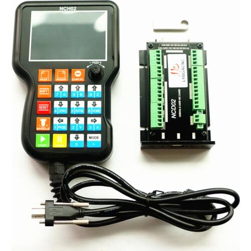 LY BGA CNC NCD02 3/4/5 Axis DSP Manual CNC Controller G-Code Offline Motion Control System