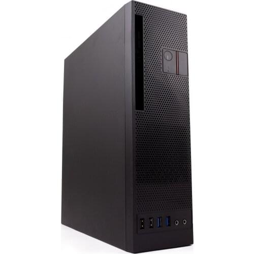 Micro ATX/mini ITX CoolBox T-360 PC case, Slim format, 300SBZ TFX 80 Plus Bronze power supply