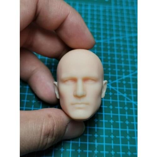 1/6 Scale Nathan Drake Unpainted Head Models for 12''Figure Body Toys Gifts Collections DIY