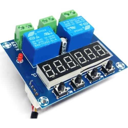 DC12V Temperature And Humidity Control Module Digital Display Word High Precision Double Output Automatic Constant Temperature