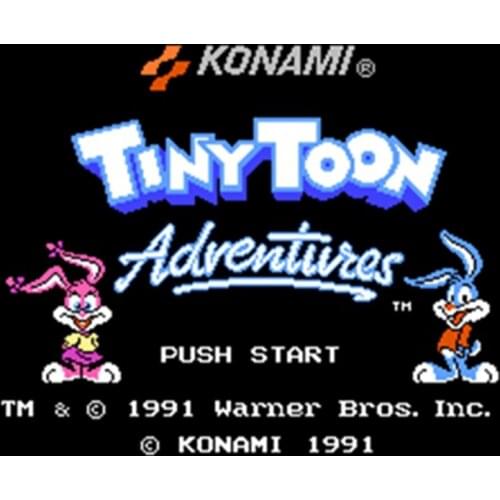 Tiny Toon Adventures 60 Pins English Version Game Cartridge for 8 Bit 60pin Game Console