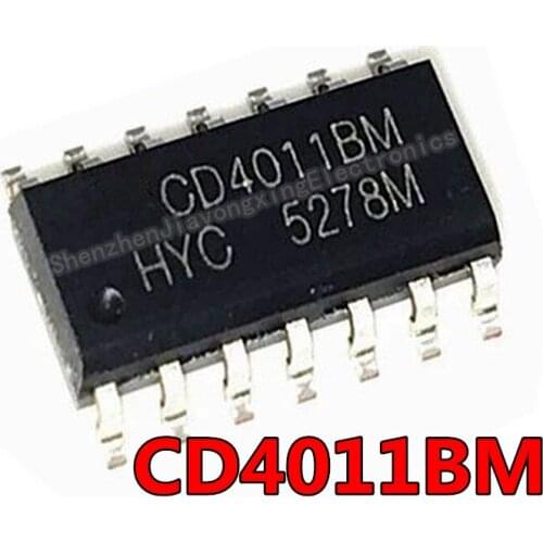 10-20PCS CD4011BM SOP14 CD4011B CD4011 4011 SOP-14 SMD New and Original IC Chipset