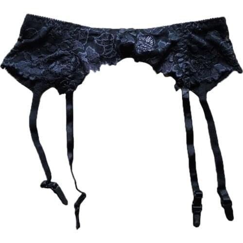 Sexy Women Wedding Garter Double Breasted Lace Garters High Quality Garter Belt For Stockings Ladies Underwear