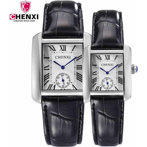 Hot CHENXI Brand Leather Strap Classic Women Business Women Quartz Watches Woman Ultra Thin Dial girls Lovers Watches PENGNATATE