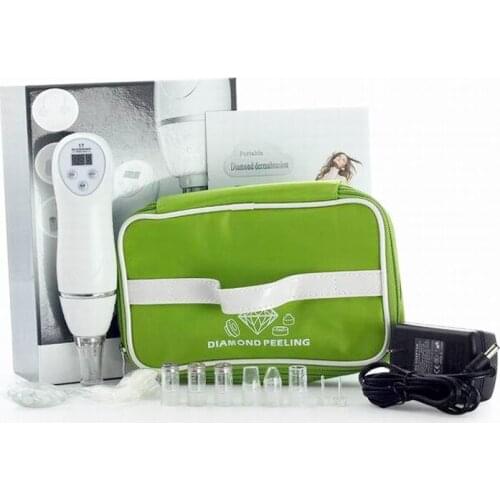 Potable Electric Diamond Peeling Device Skin Dermabrasion Pen Vacuum Massage Facial Skin Care Salon Blackhead Removal Machine