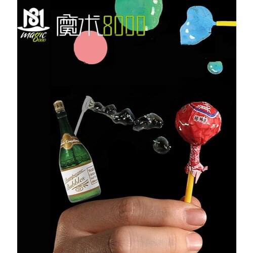 Bubbles Turn Into Iollipops Magic Tricks Props Suit Funny Stage Toys for Children Street Gimmick