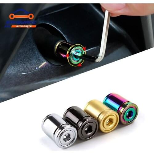 1Set Anti-theft Sport Tire Valve Dust Caps Dustproof Tire Cap Valve Stem Caps for Cars , Bike, Moto New