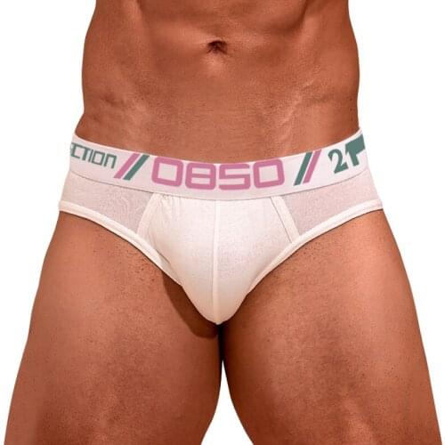 Sexy Gay Underwear Men Fashion New Men Briefs Cotton Panties U Convex Bikini Man Slip Underpants Low Waist Mulit Stlye BS3107