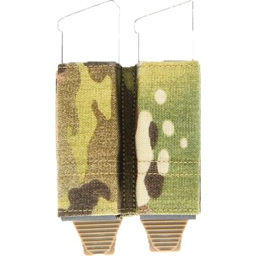 Tactical Airsoft 9mm Double Magazine Pouch Multicam Vest Molle Mag Ammo Pouch Bags Toolkit bag