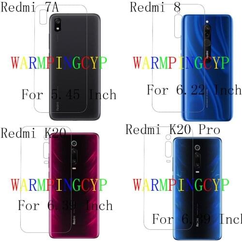 Warmping Screen Protectors For Xiaomi Redmi 7A