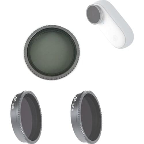 Glass CPL + ND8 + ND16 Neutral Density PL Lens Filter Protector Guard Cap Kit for Insta360 GO 2 GO2 Action Camera