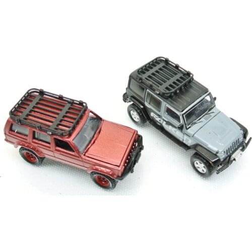 1:64 Hand-made model car luggage roof rack garage scene decoration modification parts