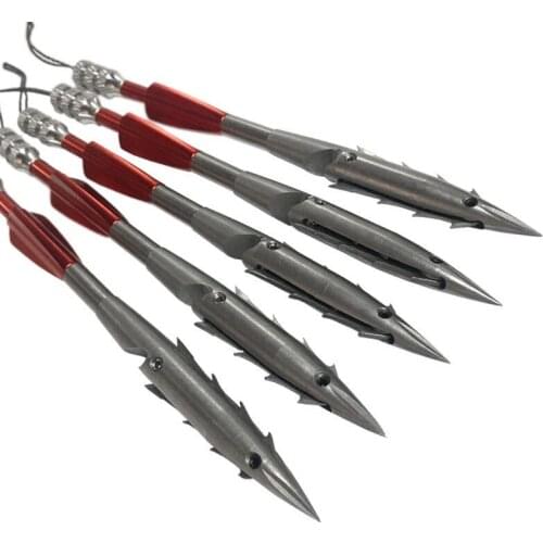 1 PCS Shooting Hunting Fishing Darts Slingshot Accessories Powerful Deepwater Arrow Head Strong Magnetic Enlarge Widen Barbs