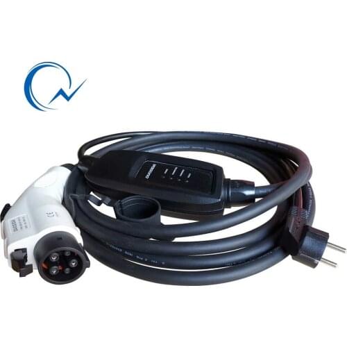 16A J1772 EVSE EV plug level1 EV Charger Type 1 schuko 5M cable for electric car Charging mode 1 plug STOCK! leaf charger