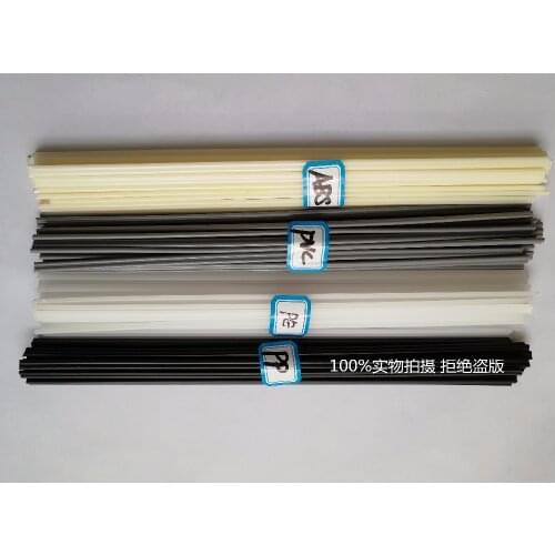 4 kinds High Quality Black PP/ Beige ABS/White PE/Grey PVC Pastic Welding Rod Car/Pipe/Plastic Sheet Plastic Welder Electrode