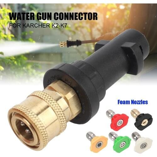 Motorcycle Accessories High Pressure Gun Car Washer Nozzles For Karcher K K2 K3 K4 K5 K6 Foam Clean Tool Automotive Adapter 12mm