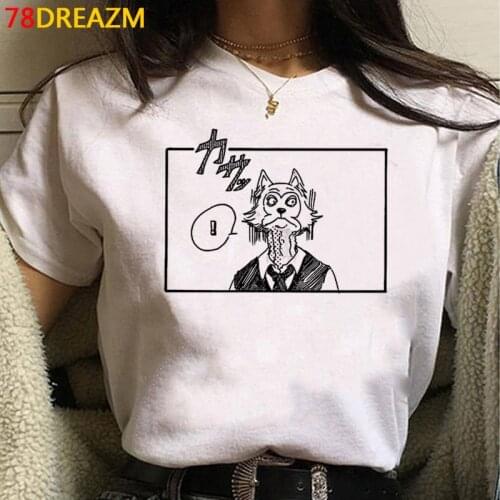 Beastars t-shirt men casual graphic tees plus size japanese streetwear t-shirt vintage harajuku kawaii