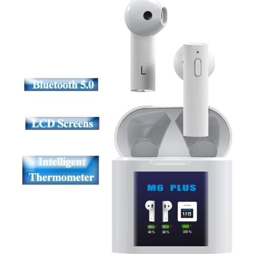Bluetooth Earphone True Wireless Noise Cancelling Mic Earbuds 5.0 TWS Headsets Earbuds for Xiaomi Redmi Mi