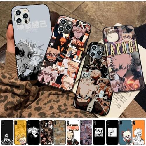 MaiYaCa Katsuki Bakugo My Hero Academia Phone Case for iPhone 11 12 pro XS MAX 8 7 6 6S Plus X 5S SE 2020 XR cover