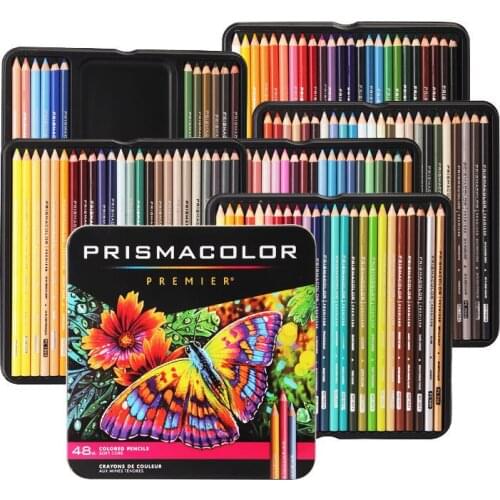 Prismacolor Colored Pencils 48/72/150 Oil Colors Professional Drawing Material For Artist Drawing Sketch Coloring Art Supplies
