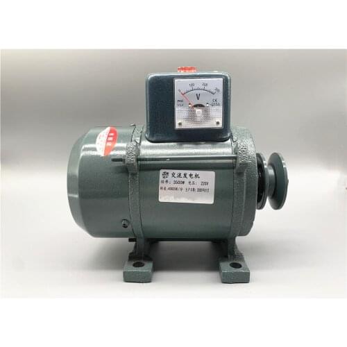 Generator 220V High Power 3500W 5000W Small Pulley Type Permanent Magnet Lighting Generator DC